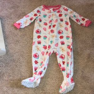 Carters 12M Christmas pajamas